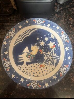 Noritake Mr. Snowman E115 Christmas Platter Dish